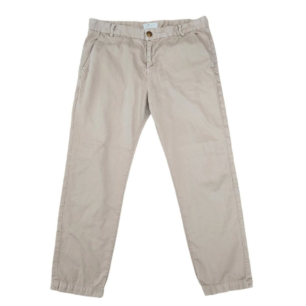 CURRENT/ELLIOTT Chino Trouser Pants Khaki 28